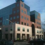 Hasbro to move 350 workers to new downtown premises HASBRO IS COMING TO TOWN: One of the finishing touches on the LaSalle Square offices that Hasbro will occupy in early 2013 is a rotating sign atop the building. / PBN PHOTO
