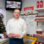 Quality, tradition part of recipe HOW THE SAUSAGE GETS MADE: Paul Skoczylas, owner of Central Falls Provision, in the company’s High Street store. He went to work for the family business in 1980, taking over a decade later. / PBN PHOTO/NATALJA KENT