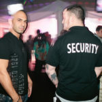 Tighter R.I. nightclub controls urged NIGHT LIFE: Colosseum nightclub co-owner Erik Tidd, left, with security staffer Josh Souza on a recent Saturday night at the club. / PBN PHOTO/RUPERT WHITELEY