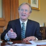 Chafee budget slashes corporate tax rate DURING HIS STATE-OF-THE-STATE speech, Gov. Lincoln D. Chafee unveiled an $8.2 billion state budget proposal that would cut Rhode Island's corporate tax rates to the lowest in New England. / PBN FILE PHOTO FRANK MULLIN