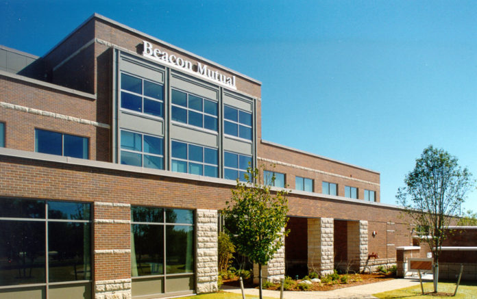 THE BEACON MUTUAL INSURANCE CO. will issue a policyholder dividend for the third consecutive year. Above: Beacon Mutual's Warwick headquarters. / COURTESY RGB ARCHITECTS THE BEACON MUTUAL INSURANCE CO. will issue a policyholder dividend for the third consecutive year. Above: Beacon Mutual's Warwick headquarters. / COURTESY RGB ARCHITECTS