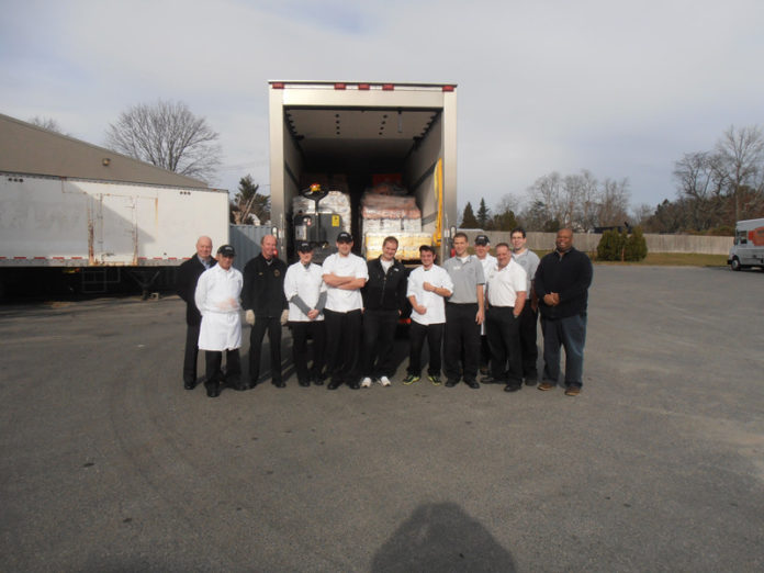 EMPLOYEES AT Clements Market recently purchased $15,000 worth of food items and donated them to the Rhode Island Community Food Bank.