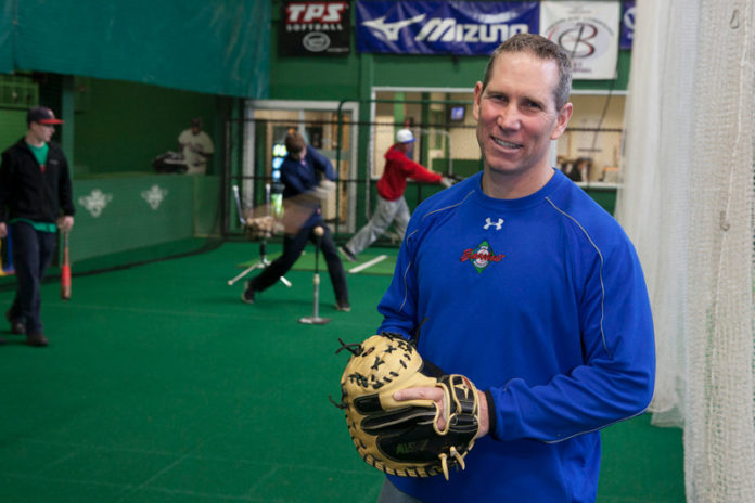SWEET SPOT: Jeff Sweenor, owner of Bomb Squad Baseball Co. in South Kingstown, founded the company in 2011. He says he didn’t open the business to make money, but rather to help kids develop as athletes and individuals. / PBN PHOTO/DAVID LEVESQUE