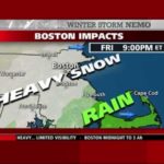 Massachusetts will halt trains as blizzard hits, may shut roads THE MBTA closed the T and commuter rail trains in preparation for the oncoming storm, both will shut down at 3:30 p.m. / COURTESY THE WEATHER CHANNEL