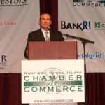 U.S. CHAMBER OF COMMERCE Executive Vice President and Chief Operating Officer David C. Chavern spoke about the strength and opportunities that the U.S. manufacturing sector presents. / COURTESY NORTHERN RHODE ISLAND CHAMBER OF COMMERCE
