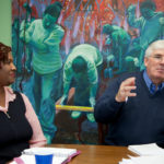 Volunteering a path to employment SERVE AND PROTECT: Serve Rhode Island Executive Director Bernie Beaudreau leads a discussion on new nonprofit programs as American Cancer Society Community Executive of Health Initiatives Cheryl Albright looks on. / PBN PHOTO/NATALJA KENT