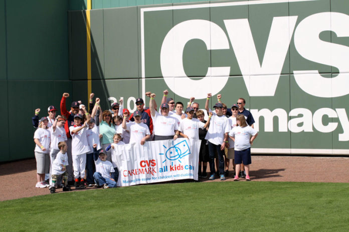 Special Olympics athletes from Florida were able to experience a day in the life of a professional baseball player on Feb. 16, at a CVS Caremark All Kids Can Baseball Camp held during Boston Red Sox spring training in Fort Myers, Fla. The athletes, ranging in age from 6 to 37, worked with hitting coaches, had lunch and received a backpack with “game-day essentials.” The camp is part of CVS’ All Kids Can program, which focuses on helping children with disabilities learn, play and succeed in life. / COURTESY JENNIFER LEIGH
