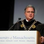 UNIVERSITY of Massachusetts President Robert L. Caret announced that the school has awarded a total of $200,000 from its Commercial Ventures and Intellectual Property Technology Development Fund to eight projects on four campuses.  / COURTESY UNIVERSITY OF MASSACHUSETTS