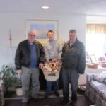 THE RHODE ISLAND FARM BUREAU recently collected local food donations for the Providence Ronald McDonald House. Pictured from left to right are Bill Stamp, president of the bureau, Michael Fantom, manager of Providence Ronald McDonald House and Al Bettencourt, executive director of the bureau.