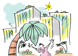 Editorial Cartoon: Can’t relax on vacation / By Chris Wildt / www.artizans.com