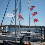 New boat show finds
place in crowded waters COURTESY MATTHEW LEDU
POWERING FORWARD: New and used power boats similar to the ones pictured above at Bristol Marine will be on display at the second annual Rhode Island Boat Show taking place April 28-29.