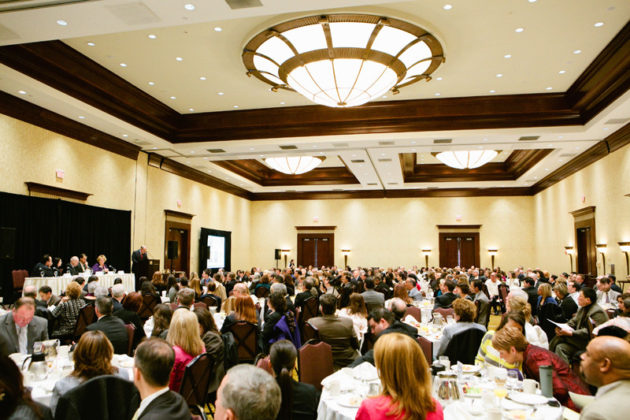 A sold out crowd of 450 attended the Health Care and Insurance Exchange Summit at the Crowne Plaza / Rupert Whiteley
