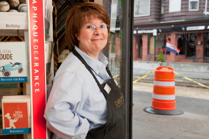 SLIGHT DETOUR: Patty Zacks, owner of The Camera Werks on Hope Street, said the restart of road construction surprised her and some neighboring businesses. / PBN PHOTO/NATALJA KENT