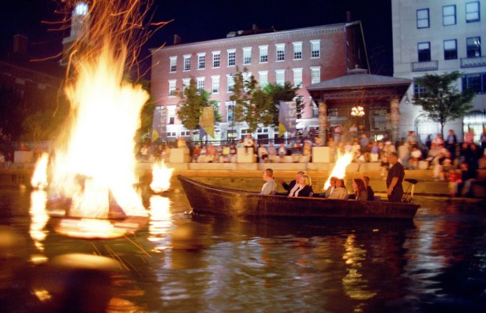 WHILE WATERFIRE makes a visual impression with the public during its installations, its offices are scattered across Providence. With the purchase of an industrial property on Valley Street in the city, and thanks to a $600,000 grant from the U.S. EPA, it will be able to consolidate its offices by next year. / COURTESY WATERFIRE PROVIDENCE