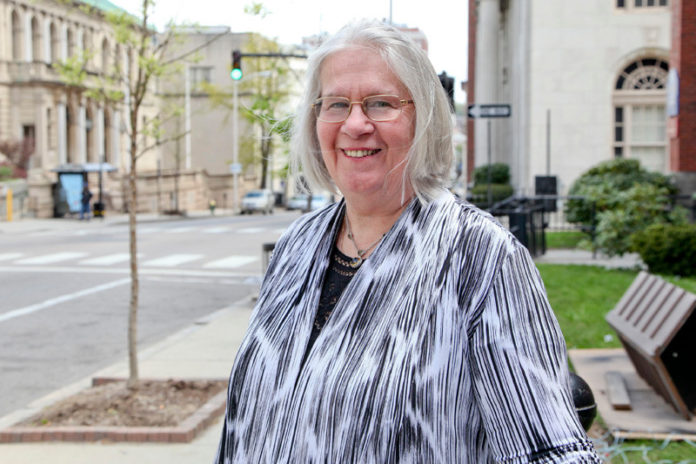 AN UNDER-THE-RADAR LIFELINE: Without much fanfare but with great  effectiveness, Diana Burdette soon will have the Providence In-Town  Churches Association responsible for delivering nearly one-quarter of the food pantry meals in Rhode Island. / PBN PHOTO/NATALJA KENT