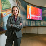 TO THE POINT: GTECH Senior Director of Corporate Communications Angela Geryak Wiczek delivers the company&rsquo;s messages clearly, a habit she learned from years as a journalist. / PBN PHOTO/RUPERT WHITELEY
