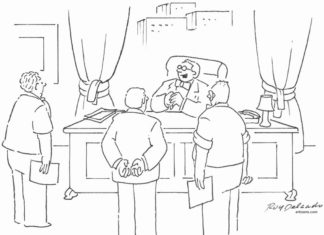 Editorial Cartoon: Sense of humor / By Roy Delgado / www.artizans.com