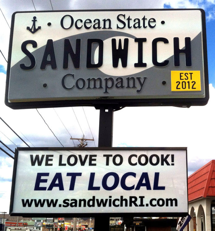 GOOD TASTE: Ocean State Sandwich Co. in Johnston makes many of its creations using goods from local food producers and purveyors. / COURTESY OCEAN STATE SANDWICH CO.