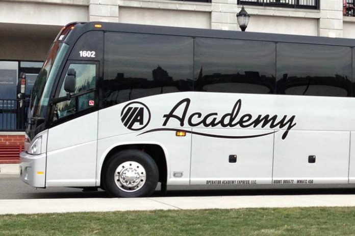 HOBOKEN, N.J. - based Academy Bus LLC will take over charter bus operations of Cumberland-based Conway Tours, the companies said Wednesday / COURTESY ACADEMY BUS LLC