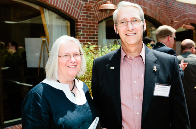 Honoree Diana Burdett and Ronald Watts, Providence In-town Churches  / Rupert Whiteley