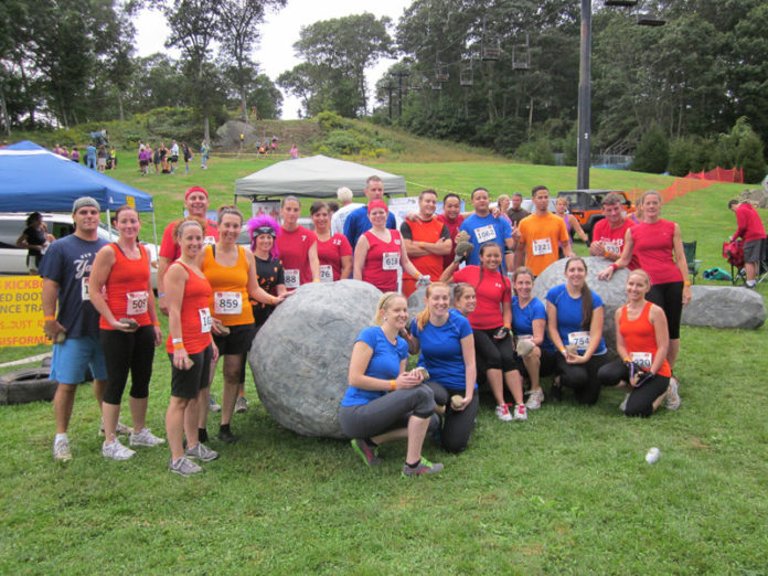 BIGGER AND BOLDR: More than 21 employees and spouses entered the September 2012 BoldrDash as part of Pawtucket Credit Union’s wellness initiative. They train for the next BoldrDash at a boot camp in Slater Park, Pawtucket. / COURTESY PAWTUCKET CREDIT UNION BIGGER AND BOLDR: More than 21 employees and spouses entered the September 2012 BoldrDash as part of Pawtucket Credit Union’s wellness initiative. They train for the next BoldrDash at a boot camp in Slater Park, Pawtucket. / COURTESY PAWTUCKET CREDIT UNION