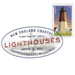 THE POINT JUDITH LIGHTHOUSE in Narragansett is one of five lighthouses in the New England area to be featured on the U.S. Postal Service's new stamps. / COURTESY THE U.S. POSTAL SERVICE