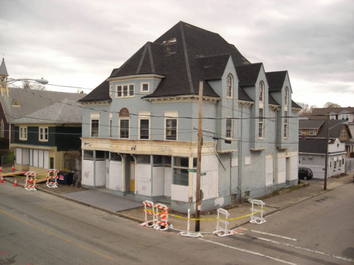 ODD FIT: East Providence officials see a renovated Odd Fellows Hall as a key part of a plan to create a thriving arts and entertainment district. / COURTESY EAST PROVIDENCE HISTORIC DISTRICT COMMISSION