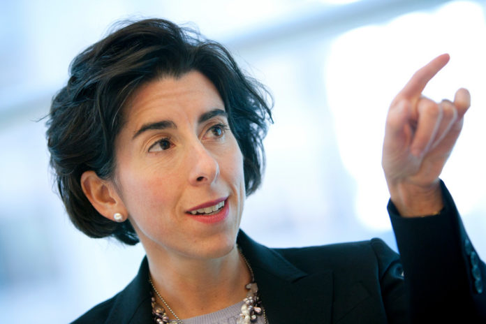 GENERAL TREASURER GINA M. RAIMONDO announced Tuesday that the Securities and Exchange Commission will not take any action follow its investigation into the disclosures and statements of state's pension system.  / BLOOMBERG FILE PHOTO/SCOTT EELLS