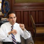 ALONG WITH the executive director of the Boys & Girls Clubs of Providence, Mayor Angel Taveras announced two free programs available to the city's children and teenagers this summer.  / PBN FILE PHOTO/TRACY JENKINS