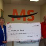 Edible Arrangements supports MS Society TED KOSTISIN, president of the Edible Arrangements Rhode Island Co-op, presented a $1,935 check to Kathy Mechnig, president of the Rhode Island chapter of the National MS Society to help support MS research and support in Rhode Island.