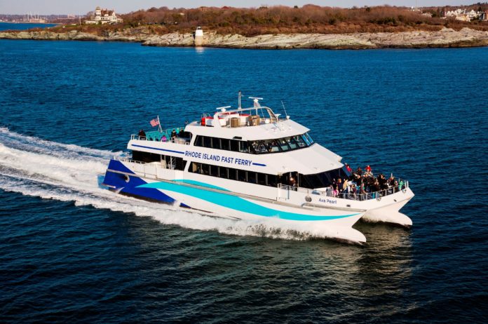RHODE ISLAND FAST FERRY is seeking approval to being high-speed ferry service from Quonset Point in North Kingstown to Block Island. / COURTESY RHODE ISLAND FAST FERRY
