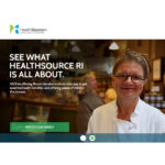 RHODE ISLAND'S Health Benefits Exchange will operate as HealthSourceRI, the exchange announced Monday. Above is a screenshot of the exchange's new web portal - HealthSourceRI.org. / COURTESY HEALTHSOURCERI