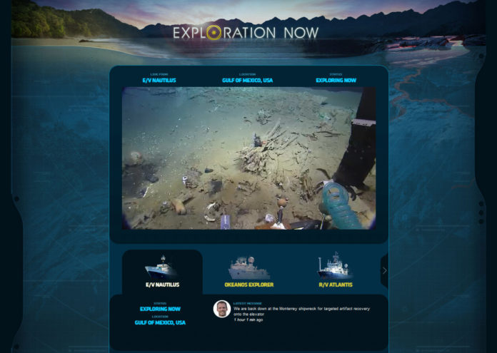 Exploration Now also uses the live video connection for educational purposes at aquariums, museums and science centers around the country, from Mystic, Conn., to San Francisco. / COURTESY OCEAN EXPLORATION TRUST AND THE SEA RESEARCH FOUNDATION