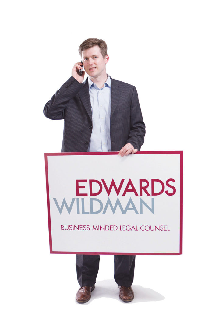 THE PROP: As an attorney for Edwards Wildman, Andrew K. Hughes learns something new every day.