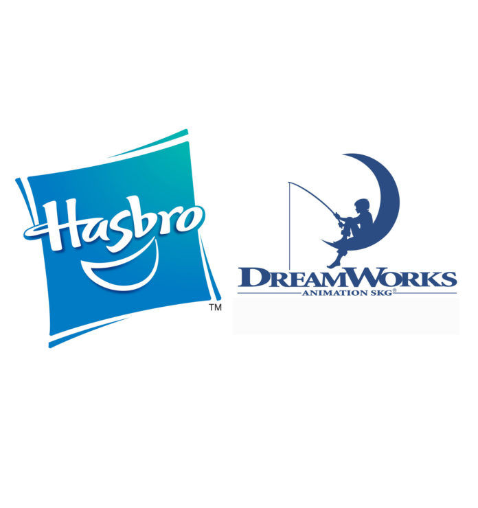 HASBRO WILL PRODUCE toys for two DreamWorks Animation movies due out in 2015 and 2016.