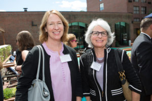 Pamela Boylan from RI Foundation and Kappy Freund from Provider Group. / Rupert Whiteley