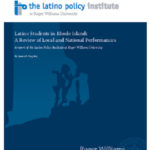 Report: Latino achievement gap in R.I. among largest in U.S. THE EDUCATION ACHIEVEMENT GAP between Latino and white students in Rhode Island is among the largest in the nation, according to a study by Roger Williams University's Latino Policy Institute.