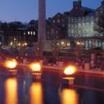 BEGINNING SEPT. 7, Experience Rhode Island will donate $5 to WaterFire Providence for every $10 adult ticket sold for its Saturday night shuttle service in and around downtown Providence on WaterFire nights. / COURTESY WATERFIRE PROVIDENCE