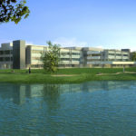 DASSAULT SYSTEMES is moving its Rhode Island offices from Providence's West Side, in Rising Sun Mills, to Northwoods, the former headquarters of FM Global in Johnston that the insurance giant is redeveloping. / COURTESY HOBBS BROOK MANAGEMENT