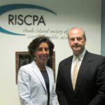Raimondo teams with<br>
organizations on coaching RHODE ISLAND GENERAL TREASURE GINA RAIMONDO and Rhode Island Society of Certified Public Accountants Executive Director Robert Mancini participated in a RISCPA meeting in Providence that showcased the work the volunteer Financial Coaching Corps.