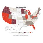 THE PROVIDENCE-NEW BEDFORD-FALL RIVER metro area saw a 4.8 percent gain in single-family home prices in the 12 months through July, according to CoreLogic, trailing the national gain of 12.4 percent.