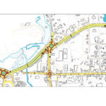 THANKS TO A $10 MILLION federal grant, the state now has financing in place to build a new road system around and in Apponaug Village in Warwick. / COURTESY R.I. DEPARTMENT OF TRANSPORTATION