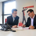 Marketers fill in the gap for midsize companies TAKING THE LONG VIEW: TribalVision CEO Christopher Ciunci, left, and Vice President and Director of Client Services Damien Cabral look at what marketing approach fits clients’ long-term health and align themselves with that. / PBN PHOTO/FRANK MULLIN