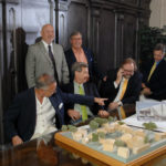 Architects create value
from obsolescence THE VALUE OF EXPERIENCE: The six partners of Northeast Collaborative Architects made the nearly 2-century-old Arcade in Providence relevant again by designing micro-loft apartments in its upper floors and freshening up the ground-floor retail space. / PBN PHOTO/BRIAN MCDONALD