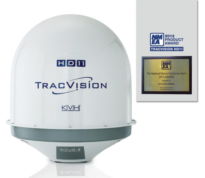 KVH's TracVision HD11 won the Entertainment Product Award.