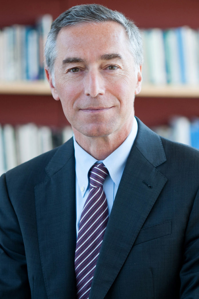 LOCKED IN: Richard M. Locke, director of the Watson Institute for International Studies at Brown University, says the leadership and vision at the school are part of what lured him. / COURTESY BROWN UNIVERSITY
