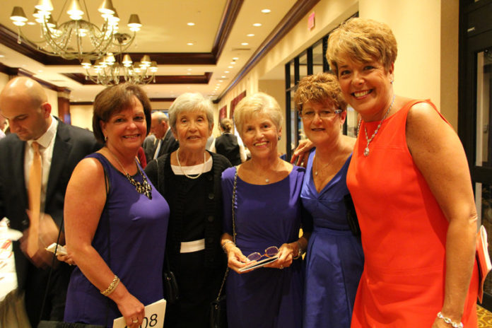GUESTS AT the fundraiser helped support quality-of-life programs offered by Visiting Nurse Home Care from left: Louise Pontbriand, Helen Perry, Laurea Jasa, and Deborah Richard with Sandra Richard, Visiting Nurse Home Care Foundation trustee.