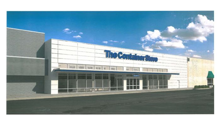 THE CONTAINER STORE, which sells storage and space-saving solutions, will join several other national retailers in opening its first Rhode Island location at Garden City Center next year. Above, an artist's rendering of the 26,500-square-foot store planned for opening in spring 2014. / COURTESY THE WILDER COMPANIES