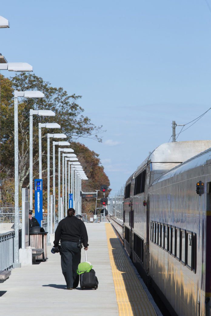 OFF TRACK? In June, Wickford Junction ridership decreased 28 percent, from an average of 201 people each day in June 2012 to 144 people this past June, DOT said. / PBN PHOTO/RUPERT WHITELEY