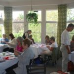 CLOSE-KNIT GROUP: Classes held at the Hotel Manisses on Block Island are part of an effort to promote knitting retreats in the community. / PBN PHOTO/KARI CURTIS